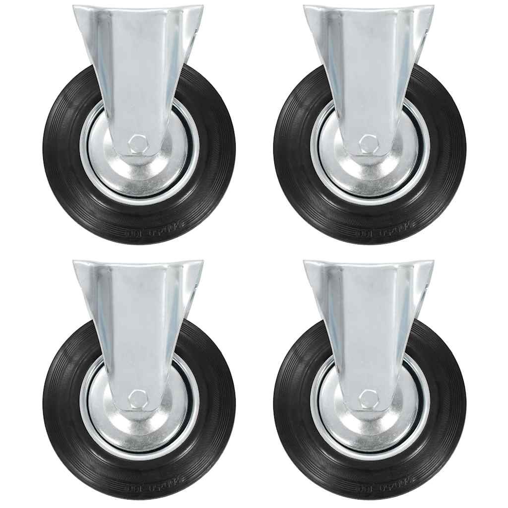 Vidaxl vaste wielen 4 st 200 mm