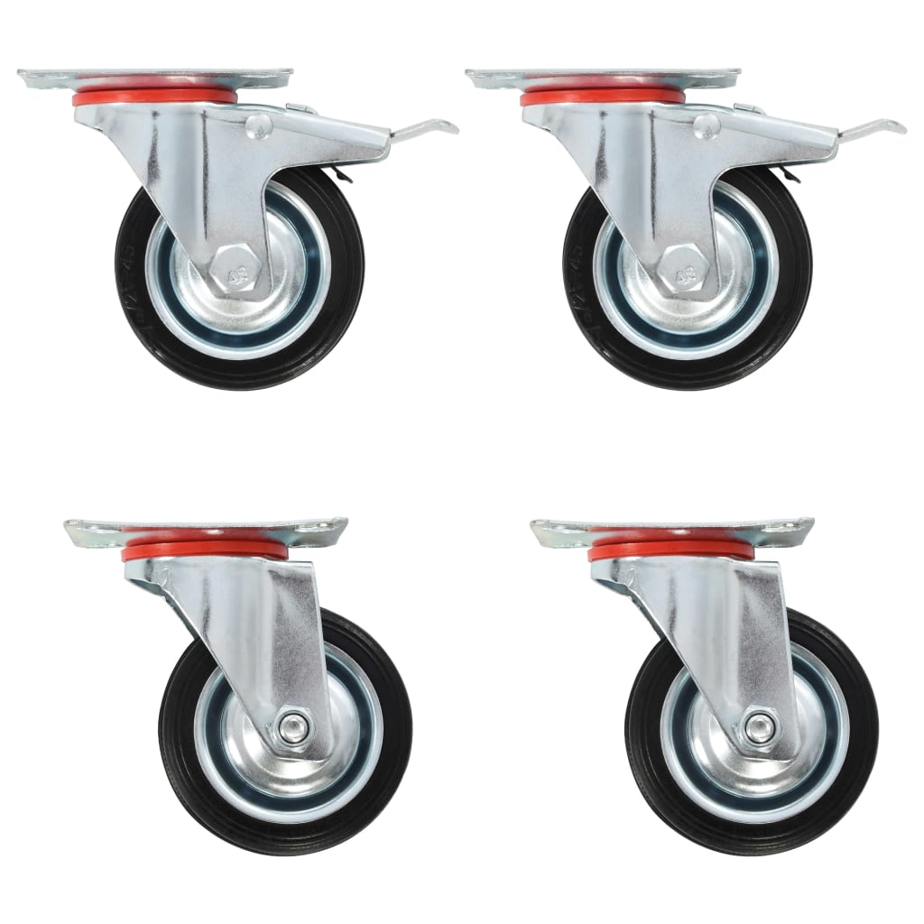 VidaXL swivel wheels 4 st 75 mm