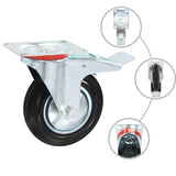 VidaXL swivel wheels 4 st 160 mm