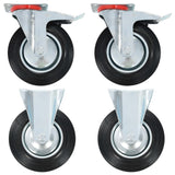 Vidaxl Wheels 4 St 200 mm