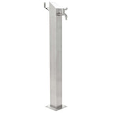 Vidaxl Garden Water Column Square 95 cm rostfritt stål