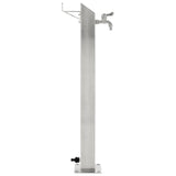 Vidaxl Garden Water Column Square 95 cm rostfritt stål