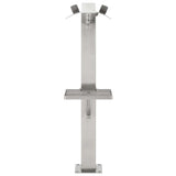 Vidaxl Garden Water Column Square 95 cm rustfritt stål