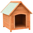Vidaxl hondenhok 72x85x82 cm massief grenen- en vurenhout