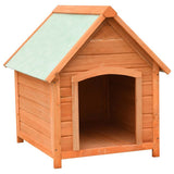 Vidaxl hondenhok 72x85x82 cm massief grenen- en vurenhout