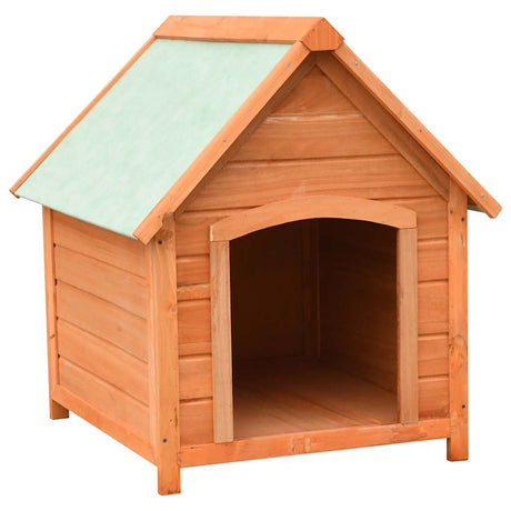 Vidaxl hondenhok 72x85x82 cm massief grenen- en vurenhout