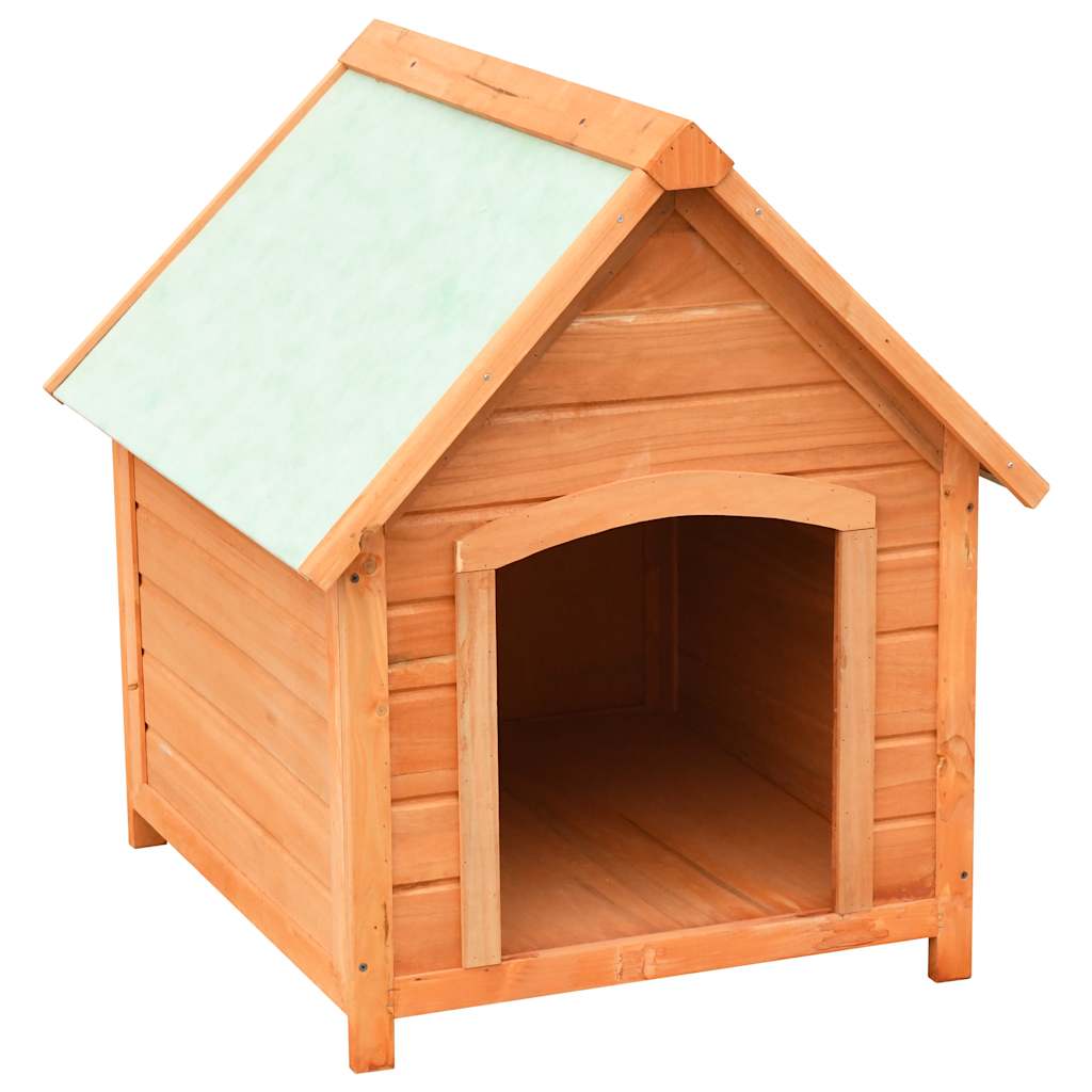 Vidaxl hondenhok 72x85x82 cm massief grenen- en vurenhout