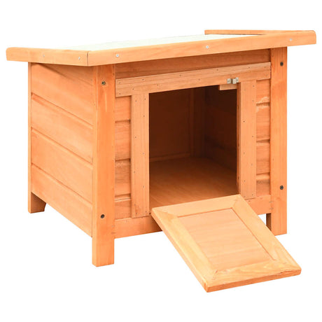 Vidaxl kattenhuis 50x46x43,5 cm massief grenen- en vurenhout