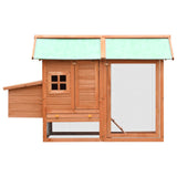 Vidaxl Chicken Coop 170x81x110 cm Solid Pine Pine Pine Wood