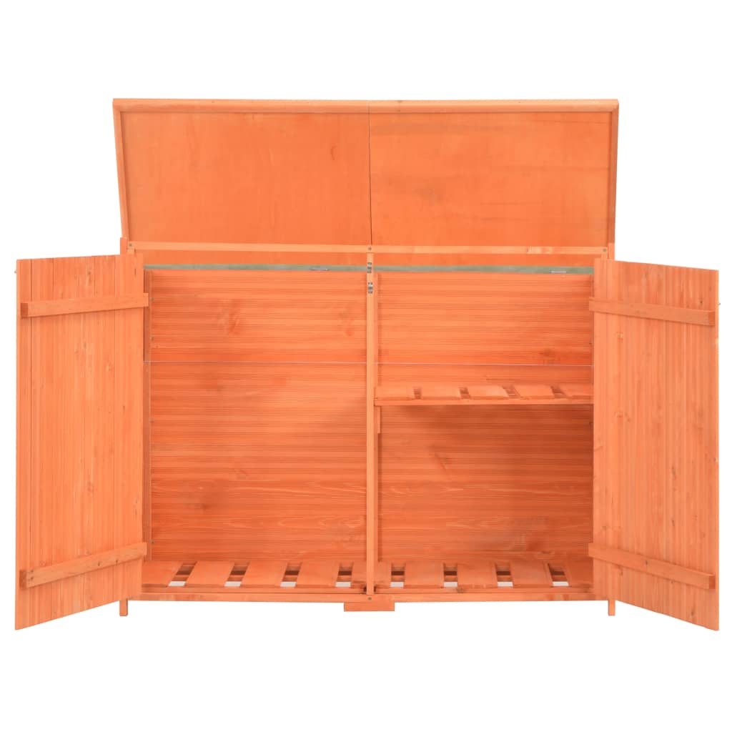 Vidaxl Garden Shed 128x42x91 cm tre