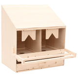 SHELTER SHELTRETURY VIDAXL 2 COUNDMENTY 63X40X65 CM SINE