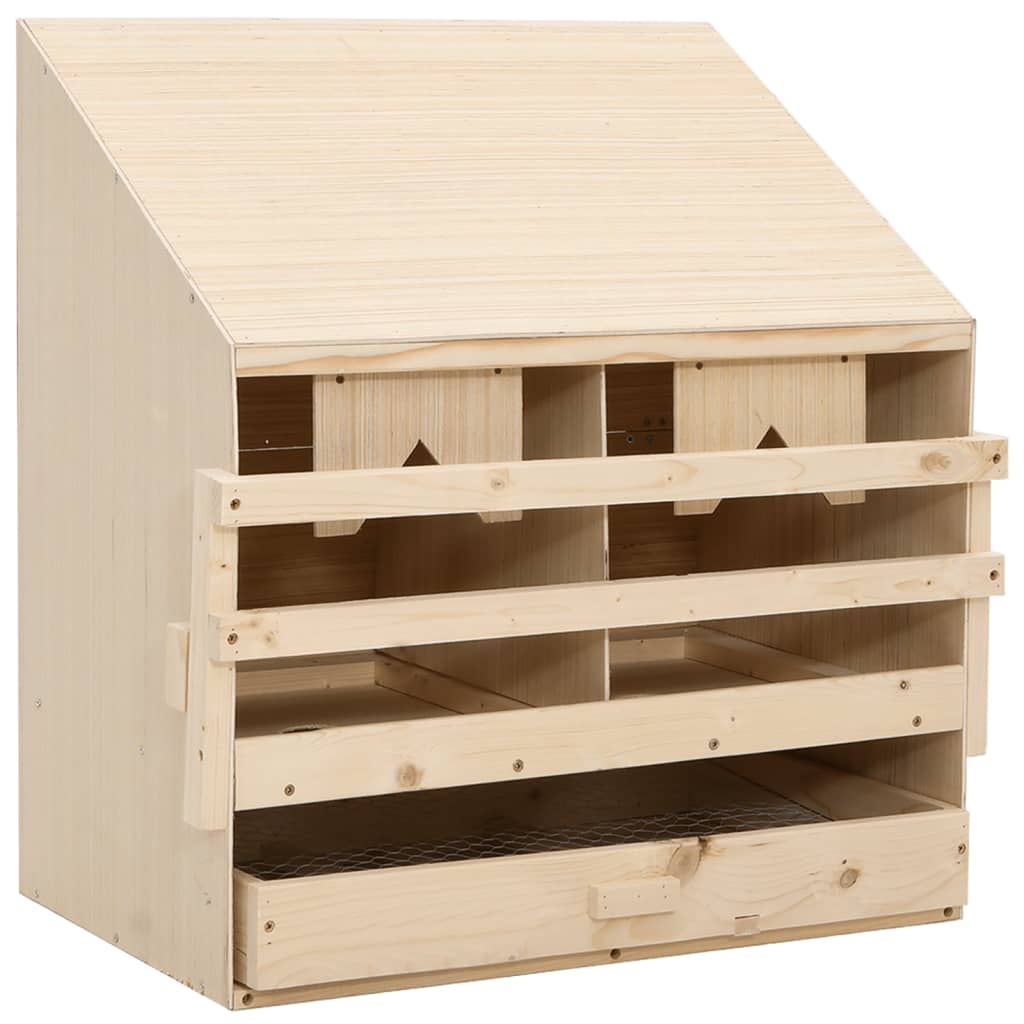 SHELTER SHELTRETURY VIDAXL 2 COUNDMENTY 63X40X65 CM SINE