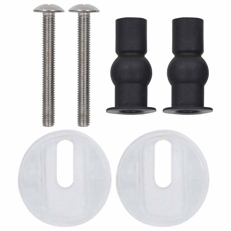 Vidaxl toiletbril met soft-close deksel kiezelstenen mdf