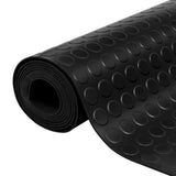 Vidaxl Tappetino da pavimento anti-slip 3 mm 1,5x4 m Punta di gomma