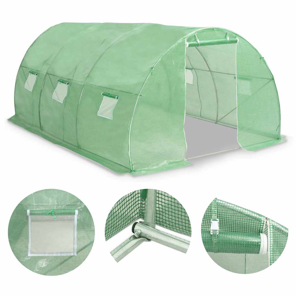 Vidaxl kas 13,5 m² 450x300x200 cm