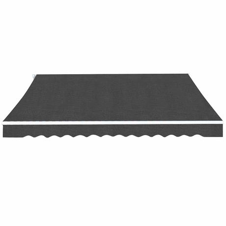 Vidaxl luifel handmatig uittrekbaar 350 cm antraciet