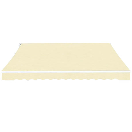 Vidaxl luifel handmatig uittrekbaar 400 cm crème