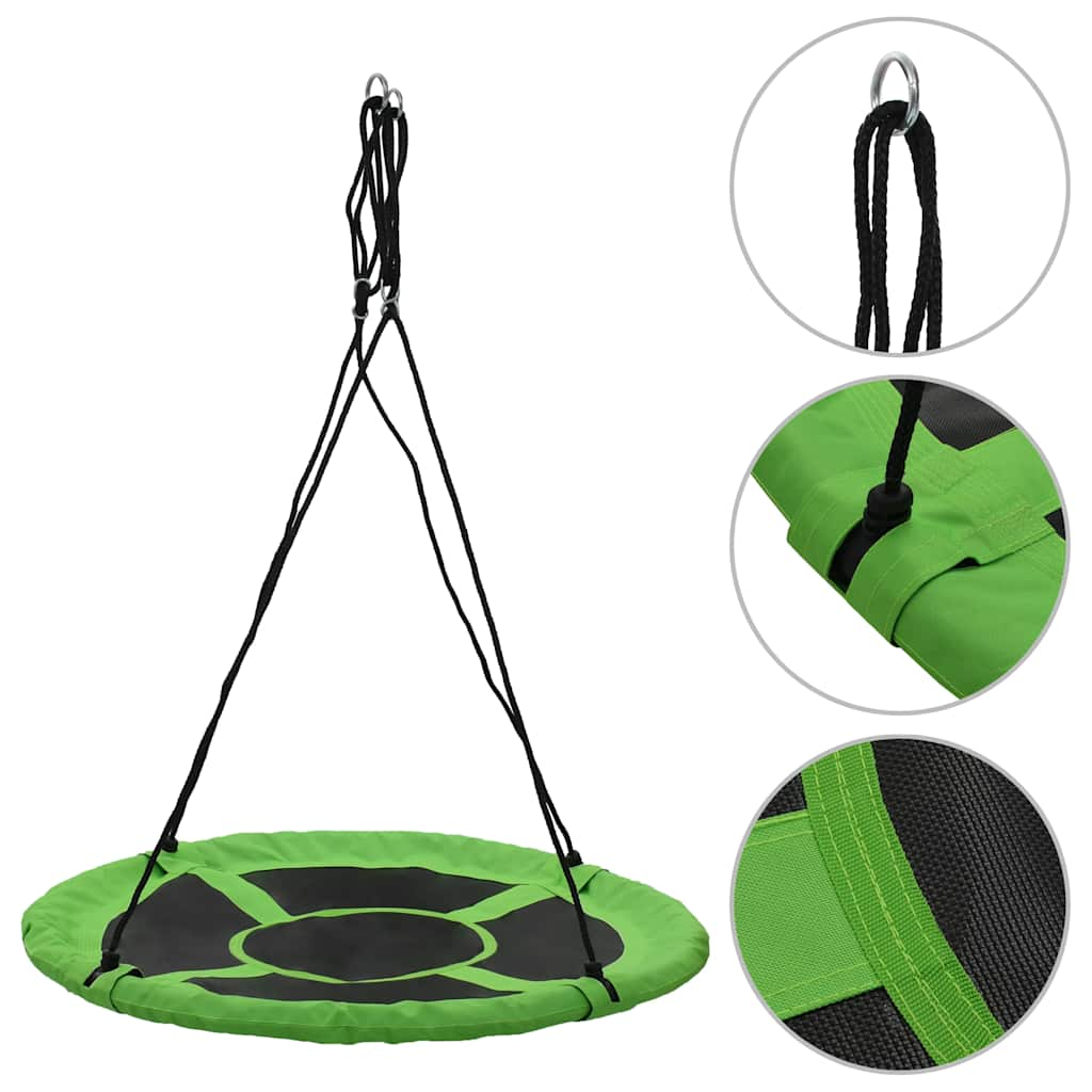 Vidaxl Swing 100 kg 110 cm verde