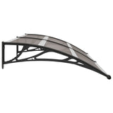 VidaXL door canopy 200x100 cm PC Black