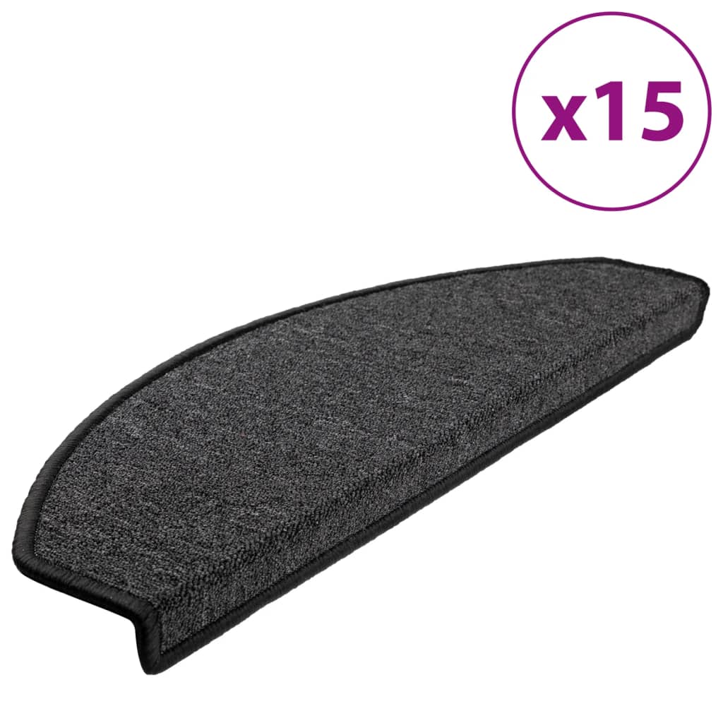 Vidaxl 15 stus 65x24x4 cm antracite