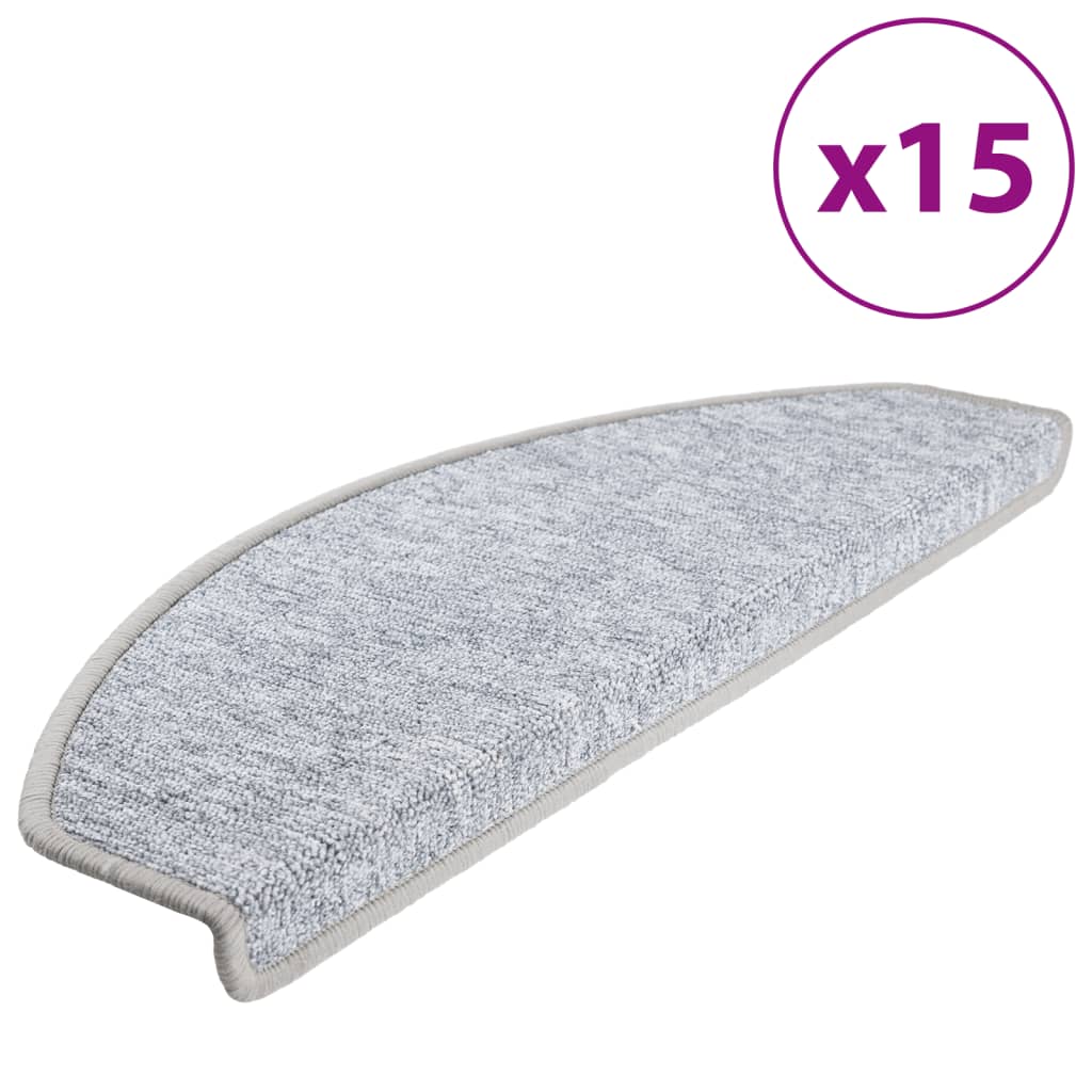 Vidaxl 15 Stites 65x24x4 cm grigio chiaro