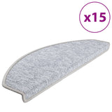 Vidaxl 15 Stuses 65x24x4 cm gris claro