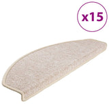 Vidaxl 15 tappeti a pedale ST 65x24x4 cm taupe