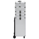 Vidaxl Make-Up Trolley Aluminium Silver Colored