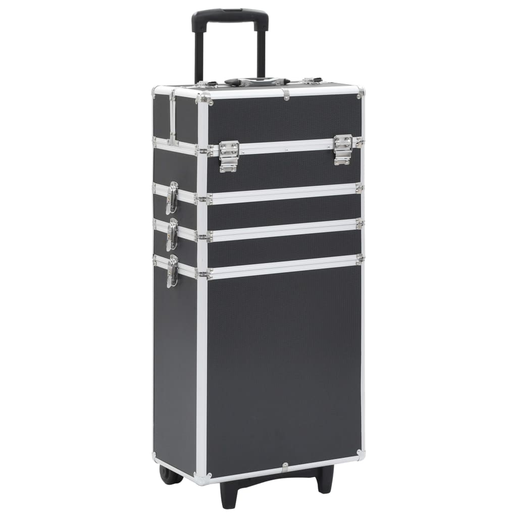 Vidaxl Make-up Trolley Aluminium Black