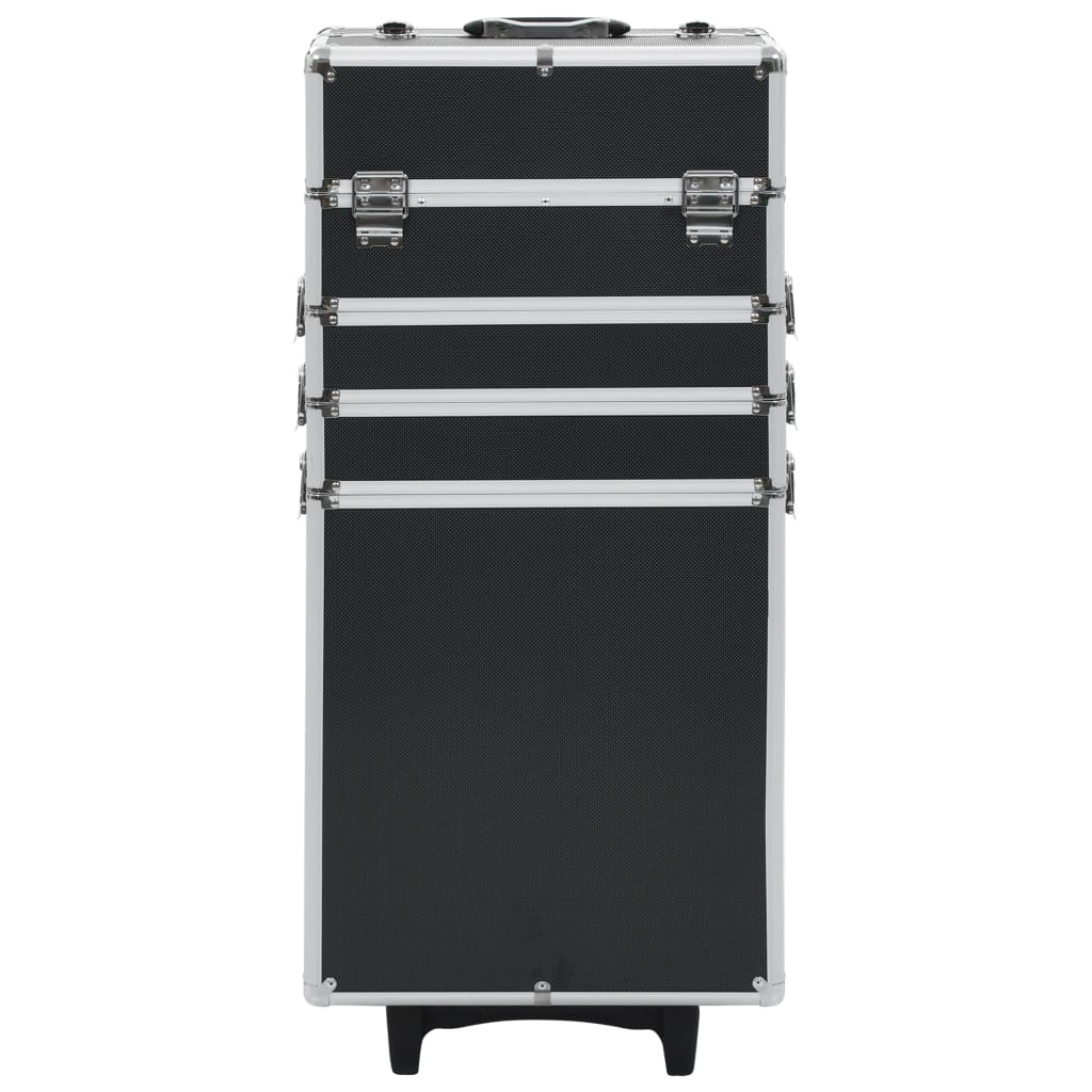 Vidaxl Make-up Trolley Aluminium Black