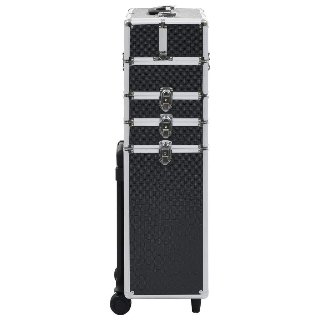 Vidaxl Make-up Trolley Aluminium Black