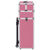 Vidaxl Makeup Trolley Aluminium Pink