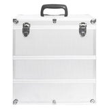 Vidaxl Makeup Suvscase 37x24x40 cm Aluminium Silverfärgad