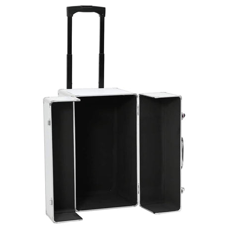 Vidaxl pilotentrolley 47x39x27 cm aluminium zilverkleurig