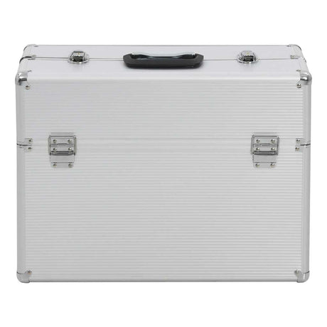 Vidaxl gereedschapskoffer 47x36x20 cm aluminium zilverkleurig