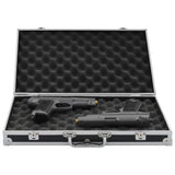 Vidaxl wapenkoffer aluminium abs zwart