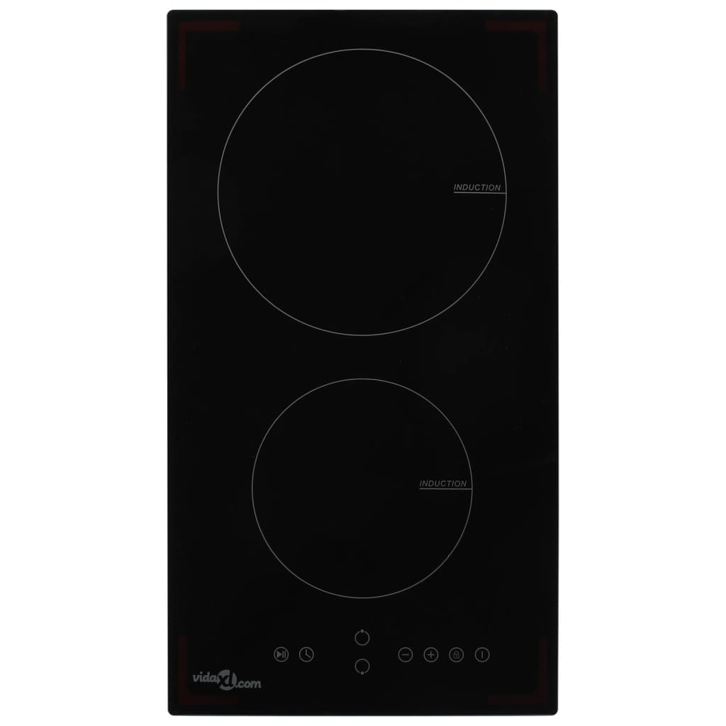 Vidaxl Induction Hob avec 2 zones de cuisson