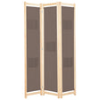 Vidaxl kamerscherm met 3 panelen 120x170x4 cm stof bruin