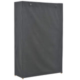 Vidaxl kledingkast 110x40x170 cm stof grijs