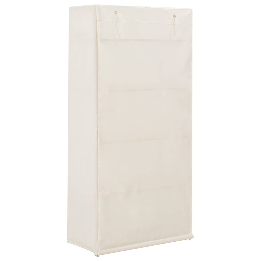Vidaxl kledingkast 79x40x170 cm stof wit