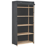 Vidaxl kledingkast 79x40x170 cm stof grijs
