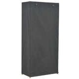 Vidaxl kledingkast 79x40x170 cm stof grijs