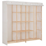 Vidaxl kledingkast 173x40x170 cm stof wit