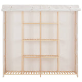 Vidaxl kledingkast 173x40x170 cm stof wit