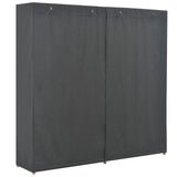 Vidaxl kledingkast 173x40x170 cm stof grijs