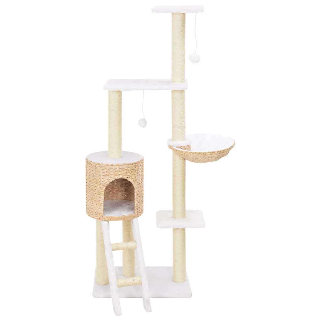 VidaXL cat scratching post with sisal scratching pile of seagrass