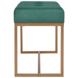 Vidaxl bankje 80 cm fluweel groen