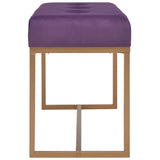 Vidaxl bankje 80 cm fluweel paars