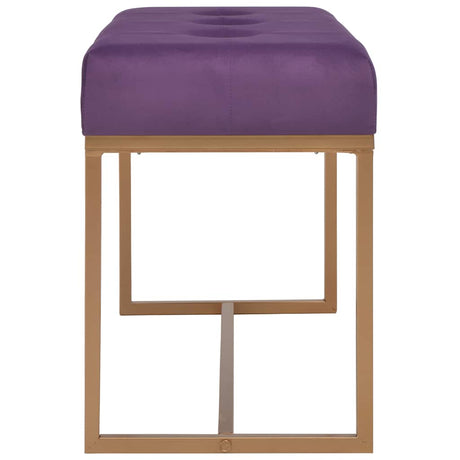 Vidaxl bankje 80 cm fluweel paars