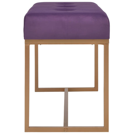 Vidaxl bankje 80 cm fluweel paars